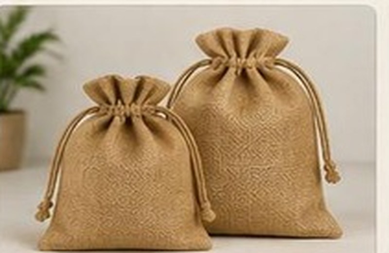 Jute Drawstring Bags